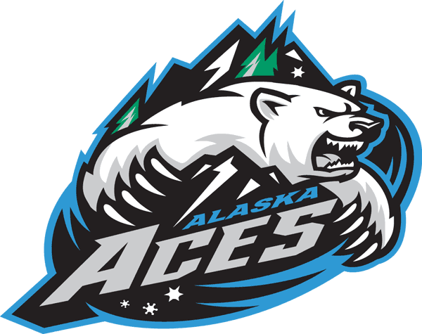 alaska aces 2003-pres primary logo iron on heat transfer